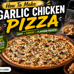 Garlic Chicken Pizza