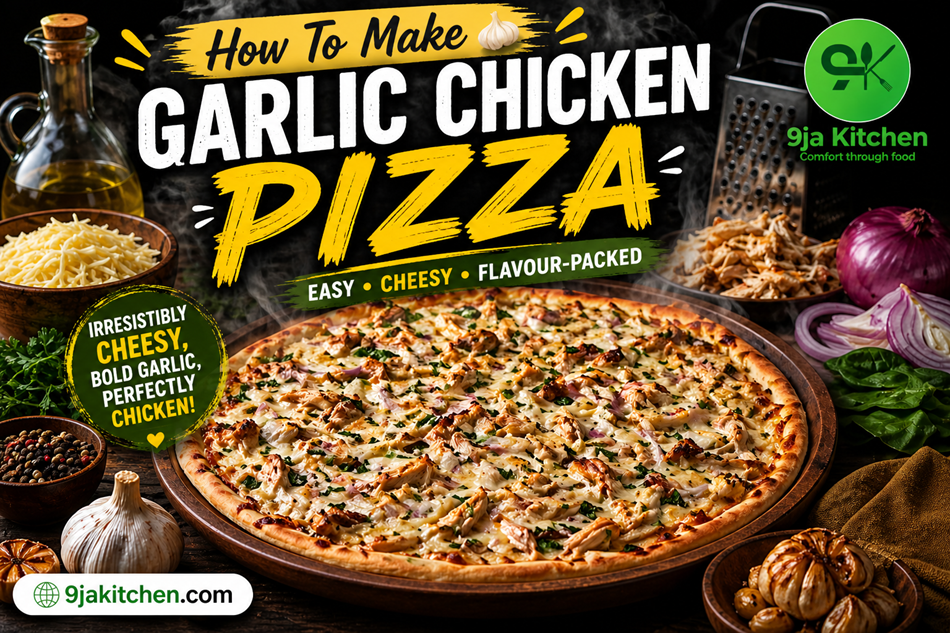 Garlic Chicken Pizza