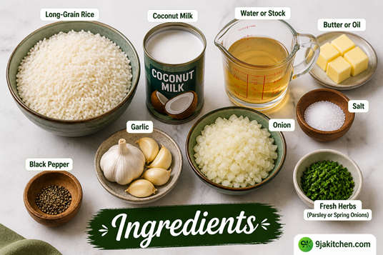 coconut garlic rice recipe