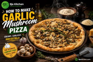 How To Make Garlic Mushroom Pizza: The Ultimate Delicious Homemade Recipe🧄🍄🍕