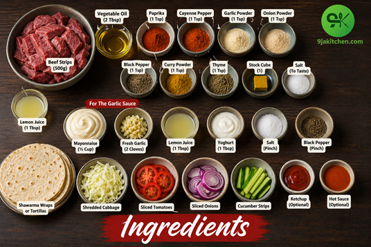 How to Make Garlic Sauce Beef Shawarma: A Creamy Savoury Delight 🌯🧄 2 homemade beef shawarma