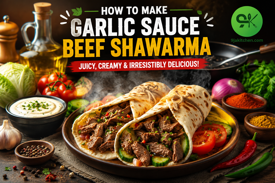 Garlic Sauce Beef Shawarma