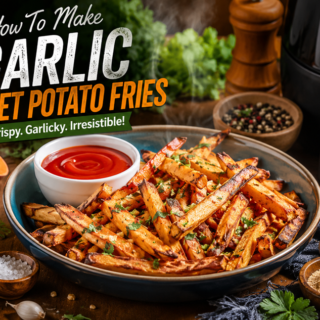 Garlic Sweet Potato Fries