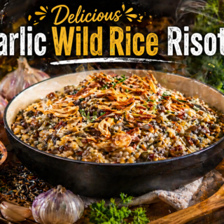 Garlic Wild Rice Risotto