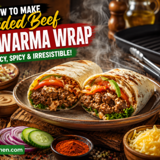 How to Make Loaded Beef Shawarma Wrap: A Hearty Irresistible Delight🌯🔥 18 Loaded Beef Shawarma Wrap
