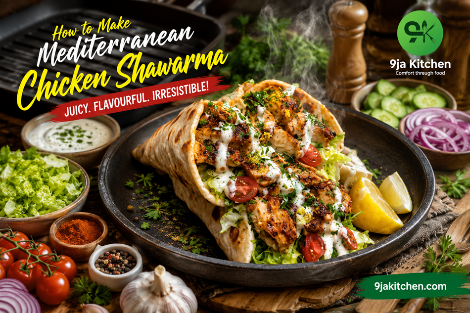 Mediterranean Chicken Shawarma