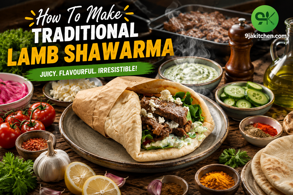 Traditional Lamb Shawarma