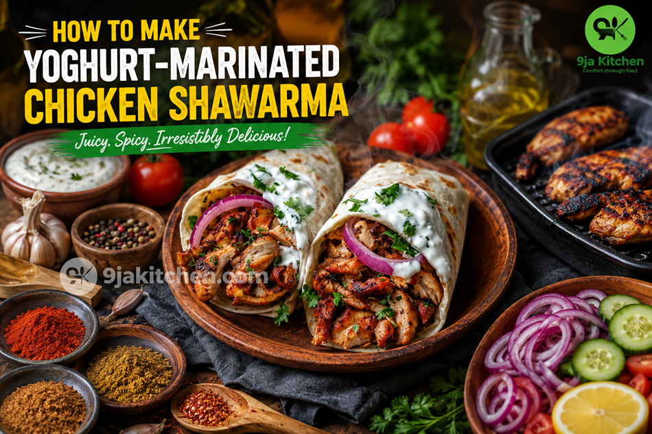Yoghurt-Marinated Chicken Shawarma