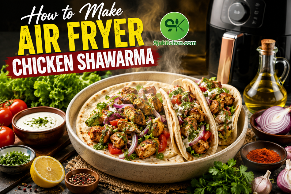 Air Fryer Chicken Shawarma