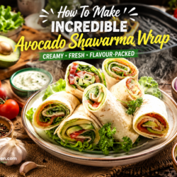 Avocado Shawarma Wrap