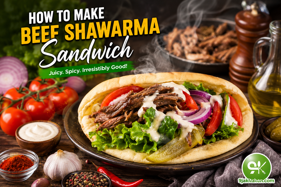Beef Shawarma Sandwich