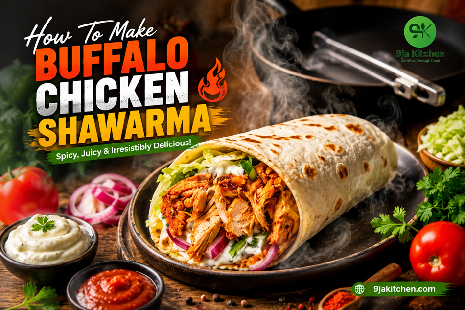 Buffalo Chicken Shawarma