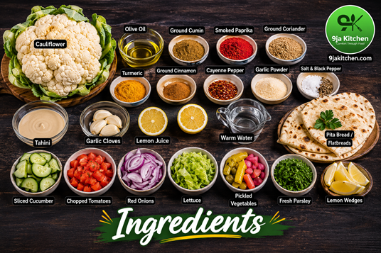 How to Make Cauliflower Shawarma: An Incredible Flavour-Packed Delight 🌯 2 healthy family meals