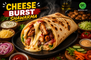 How to Make Cheese Burst Shawarma: An Amazing Cheesy Delight🌯🔥🧀