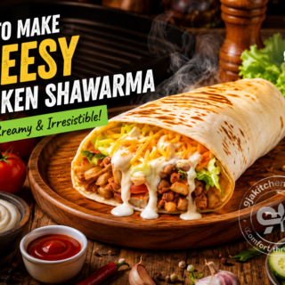 Cheesy Chicken Shawarma