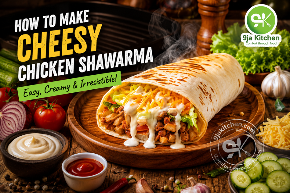 Cheesy Chicken Shawarma