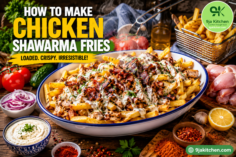 Chicken Shawarma Fries