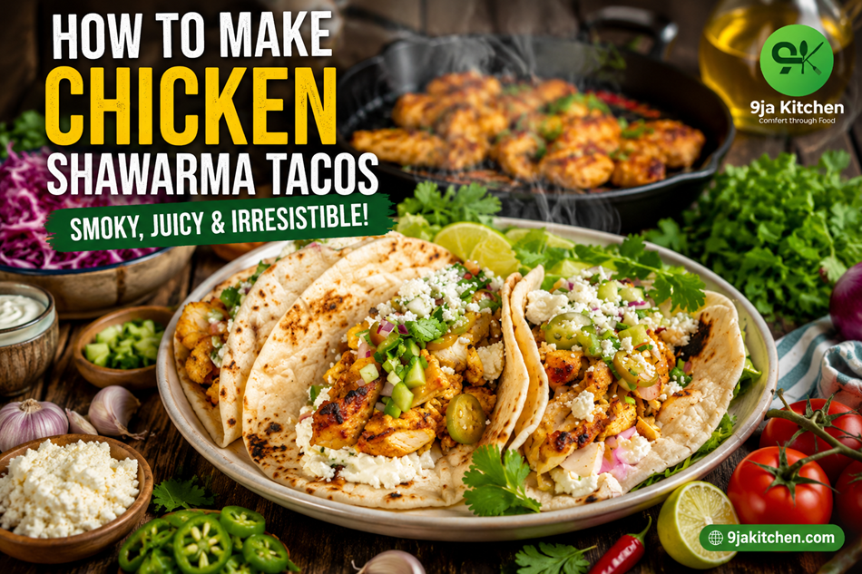 Chicken Shawarma Tacos