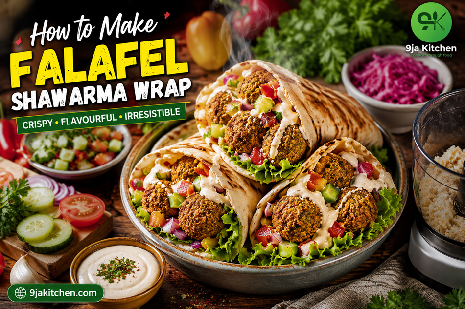 Falafel Shawarma Wrap