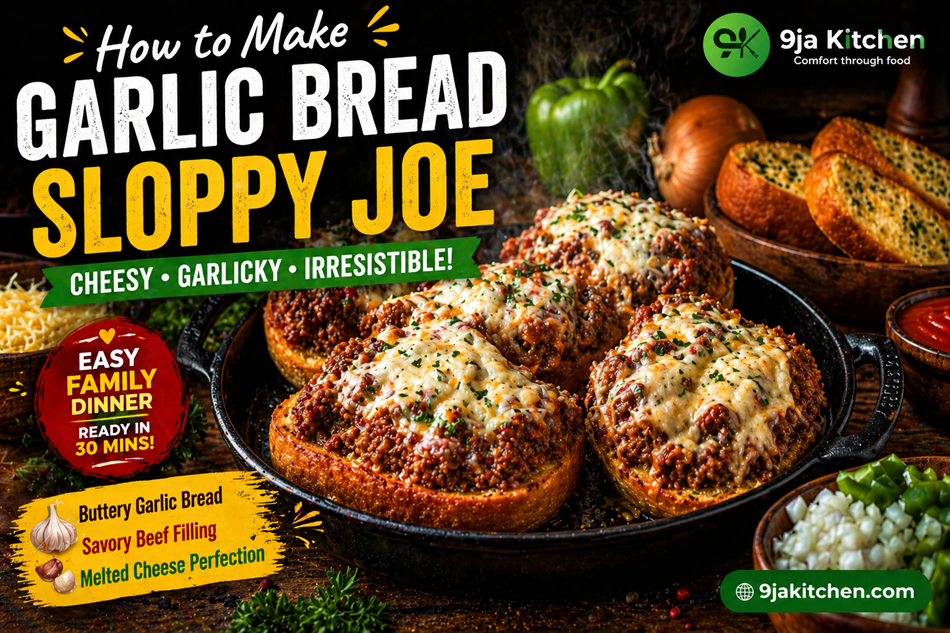 Garlic Bread Sloppy Joe