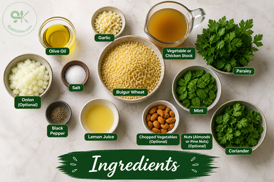 how to make Garlic Bulgur Wheat