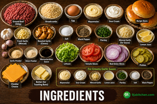 how to make Garlic Burger
