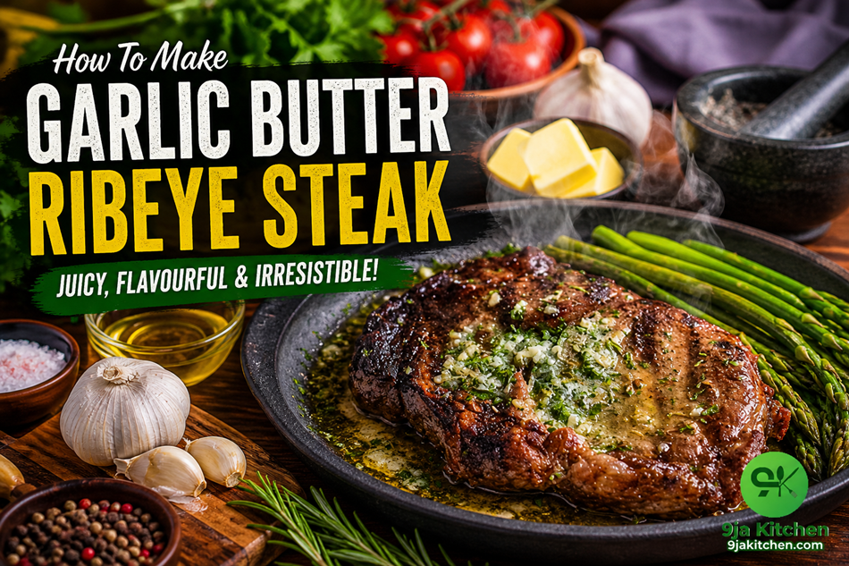 Garlic Butter Ribeye Steak