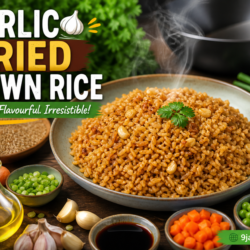 Garlic Fried Brown Rice