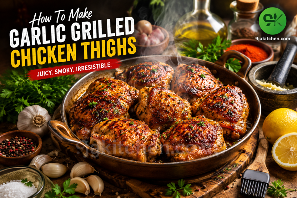 Garlic Grilled Chicken Thighs