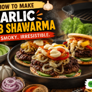 Garlic Lamb Shawarma