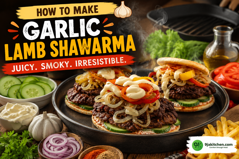 Garlic Lamb Shawarma