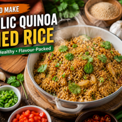 Garlic Quinoa Fried Rice