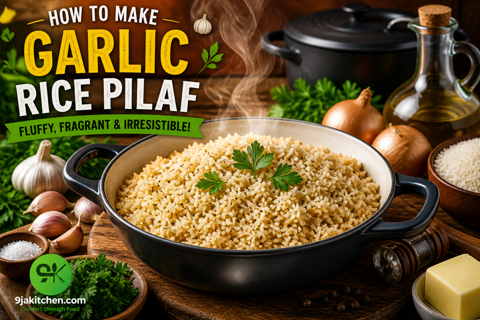 Garlic Rice Pilaf