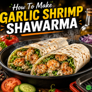 Garlic Shrimp Shawarma