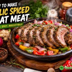 Garlic Spiced Goat Meat