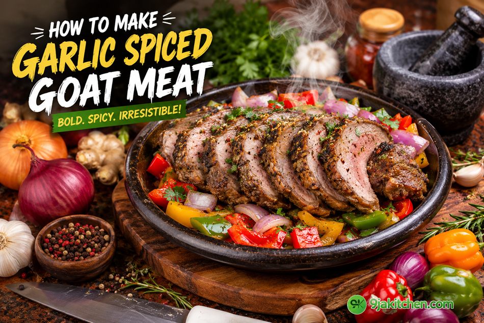 Garlic Spiced Goat Meat