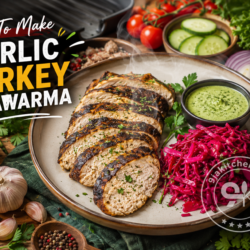 Garlic Turkey Shawarma