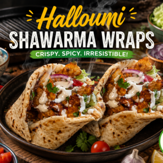 How to Make Halloumi Shawarma: An Irresistible Veggie Delight🌯🔥💛 15 Halloumi Shawarma