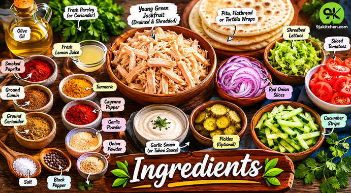 meatless shawarma