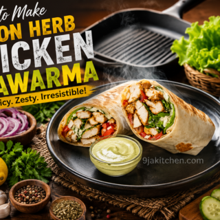 Lemon Herb Chicken Shawarma