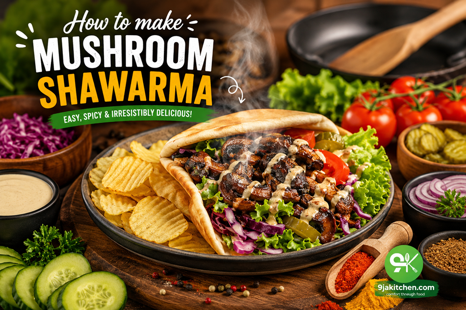 Mushroom Shawarma