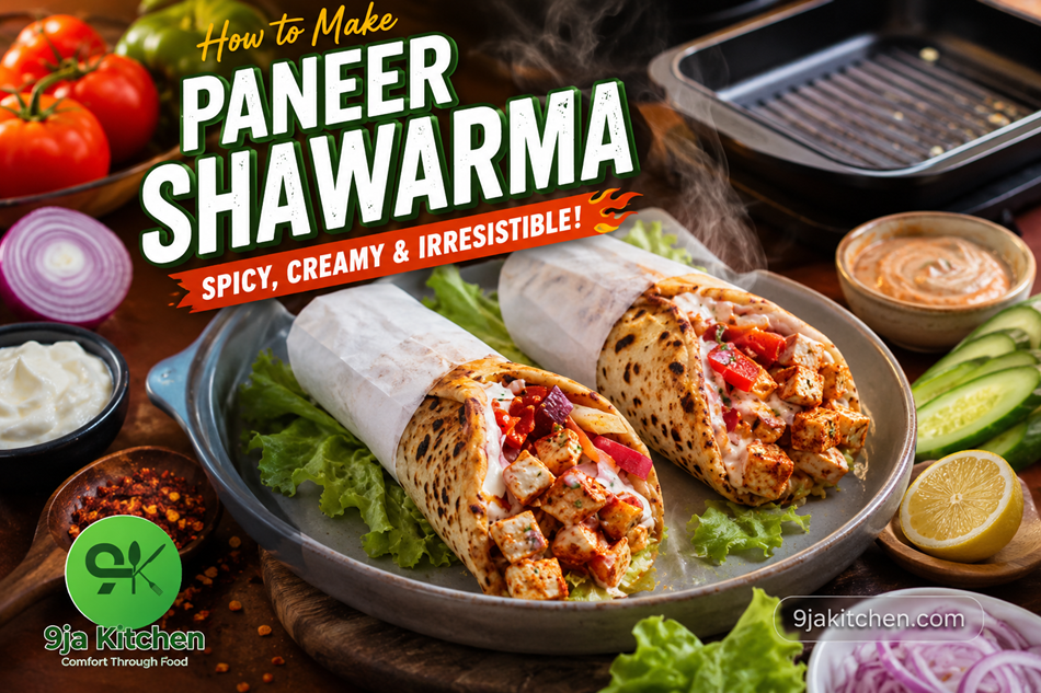 Paneer Shawarma Wrap