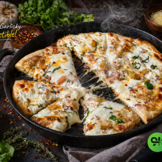 Roasted Garlic White Pizza