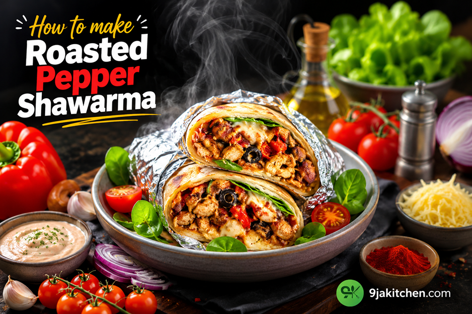 Roasted Pepper Shawarma