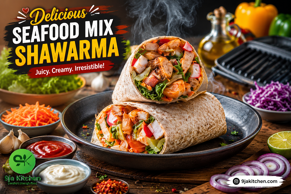 Seafood Mix Shawarma