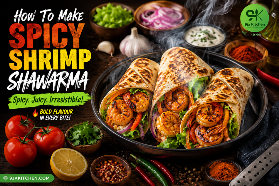 Spicy Shrimp Shawarma