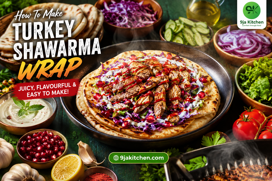 Turkey Shawarma Wrap