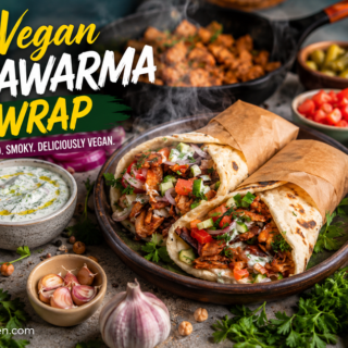 How to Make Vegan Shawarma Wrap: An Incredible Vegan Delight🌿🌯 16 Vegan Shawarma Wrap