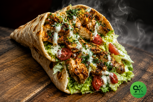 creamy chicken shawarma