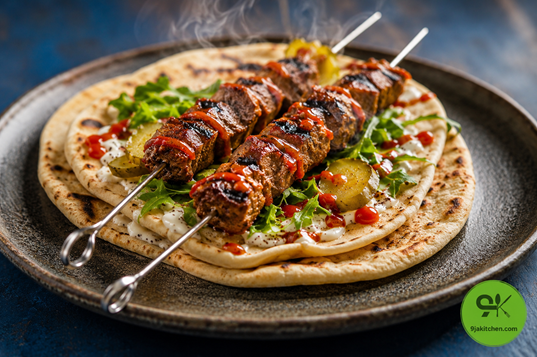 How to Make Spicy Lamb Shawarma: A Fiery Flavour-Packed Delight 🌯🔥 4 shawarma wrap recipe
